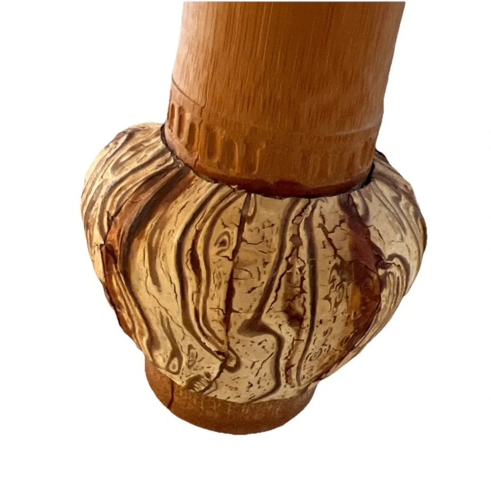 Vintage Bamboo Ikabena Vase Handcrafted